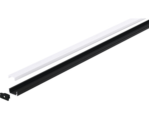 LED profil s krytom a upevňovacou sponou