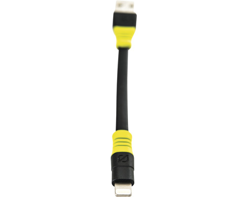Prepojovací kábel Goal Zero USB - Lightning kábel 12cm čierno/žltý