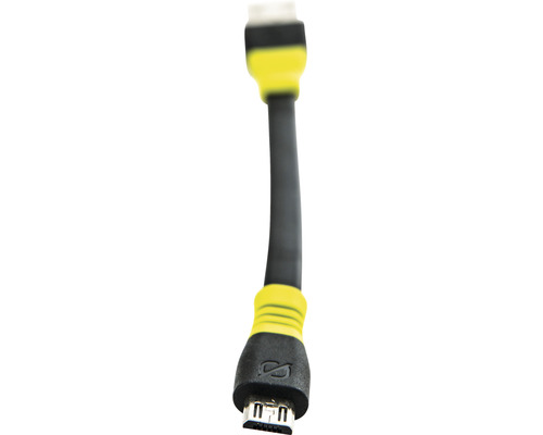 Prepojovací kábel Goal Zero USB - Micro USB kábel 12 cm čierno/žltý