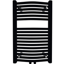 Kúpeľňový radiátor Rotheigner SWING-M 690 x 445 mm matne čierny prípojka uprostred dole