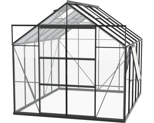 Skleník s oknom a dverami