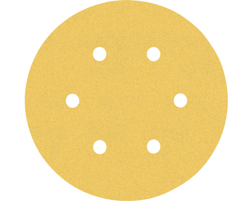 Brúsny papier pre excentrické brúsky Bosch Ø 150 mm, zrnitosť 120, dierovaný, 50 ks Brúsny papier pre excentrické brúsky Bosch Ø 150 mm, zrnitosť 120, dierovaný, 50 ks