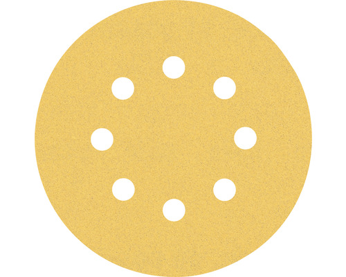 Brúsny papier pre excentrické brúsky Bosch Ø 125 mm, zrnitosť 120, dierovaný, 50 ks Brúsny papier pre excentrické brúsky Bosch Ø 125 mm, zrnitosť 120, dierovaný, 50 ks