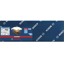Brúsny papier Bosch Expert P80, 80x133 mm, 50 kusov