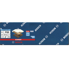 Brúsny papier pre vibračné brúsky Bosch 115 x 230 mm, zrnitosť 80, dierovaný, 50 ks
