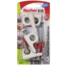 Sada skrutiek a hmoždiniek Fischer DuoPower 8x40 + EasyHook očká-thumb-0