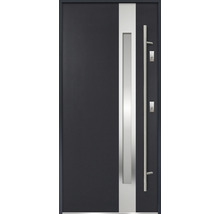 Vchodové dvere s bočným dielom a madlom