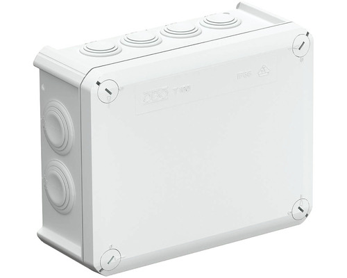 Krabica odbočná OBO IP66 T160 190x150x77mm svetlosivá