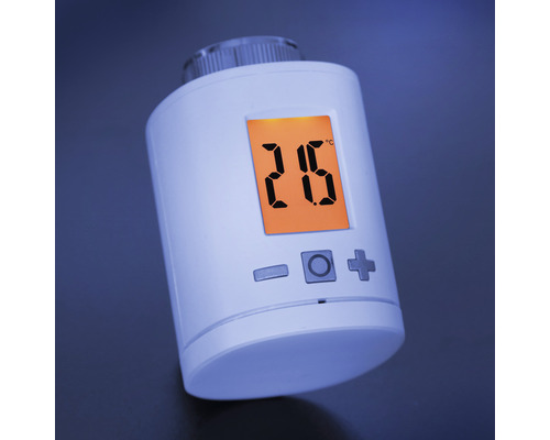 Elektronická termostatická hlavica s displejom