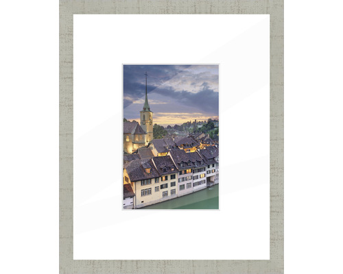 Drevený fotorámik Bern svetlosivý 40x50 cm