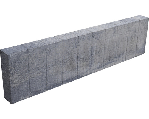 Betónový obrubník palisádový 100 x 8 x 25 cm granito