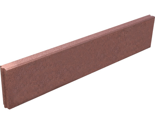 Betónový obrubník parkový 100x5x20 cm červený Betónový obrubník