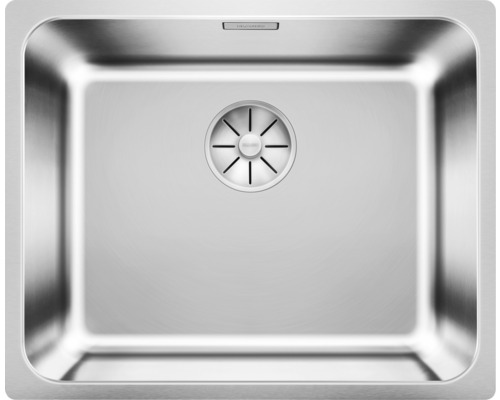 Nerezový drez Blanco SOLIS 500-IF 540 x 440 mm kefovaná nehrdzavejúca oceľ 526123 Nerezový drez so sitkovým košom