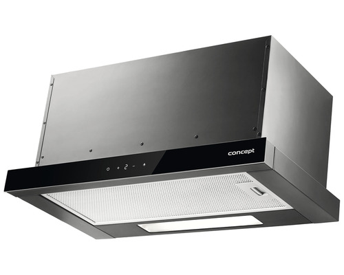 Nerezový digestor s dotykovým ovládacím panelom a integrovaným osvetlením