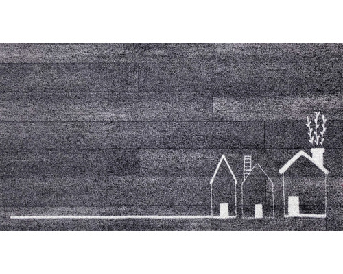 Behúň Three Houses Wood Grey 66x120