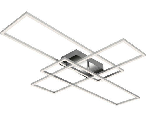 LED stropné svietidlo BRILONER
3504-018 Frame 50 W 6600 lm 3000 K hlinik / chróm LED stropné svietidlo s obdĺžnikovým dizajnom