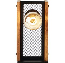 Stolová lampa Brilliant Calandra E27 42 W hnedo/čierna