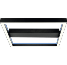 LED stropné svietidlo Brilliant Icarus 38 W 2660 lm 2700-6500 K čierne s diaľkovým ovládaním