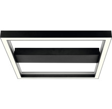 LED stropné svietidlo Brilliant Icarus 38 W 2660 lm 2700-6500 K čierne s diaľkovým ovládaním