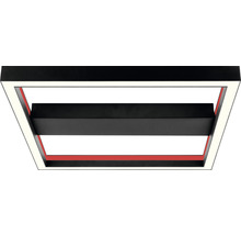LED stropné svietidlo Brilliant Icarus 38 W 2660 lm 2700-6500 K čierne s diaľkovým ovládaním