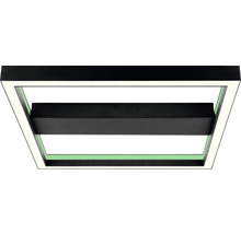 LED stropné svietidlo Brilliant Icarus 38 W 2660 lm 2700-6500 K čierne s diaľkovým ovládaním