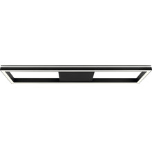LED stropné svietidlo Brilliant Icarus 38 W 2660 lm 2700-6200 K čierne s diaľkovým ovládaním