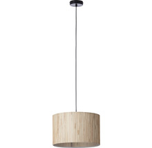Luster Brilliant Wimea E27 60 W čierno/prírodný