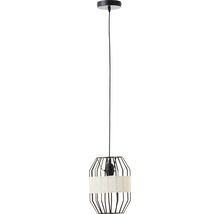 Luster Brilliant Slope E27 40 W čierny/prírodný
