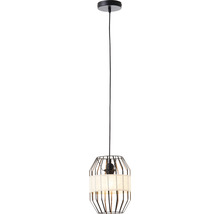 Luster Brilliant Slope E27 40 W čierny/prírodný