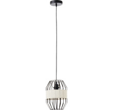 Luster Brilliant Slope E27 40 W čierny/prírodný