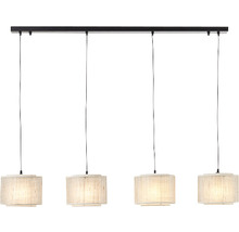 Luster Brilliant Odar 4xE27 40 W čierno/béžový