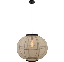 Luster Brilliant Tanah E27 40 W čierno/prírodný