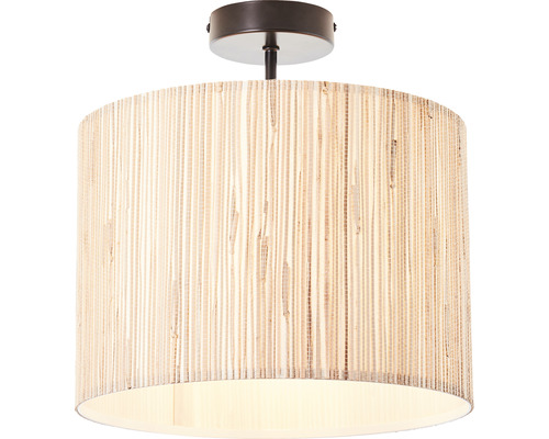 Stropné svietidlo s tienidlom z prírodného materiálu