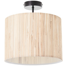 Stropné svietidlo Brilliant Wimom E27 60 W čierne/hnedé/prírodné