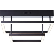 LED stropné svietidlo Brilliant Ranut 21 W 1360 lm 3000 K čierne stmievateľné