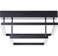 LED stropné svietidlo Brilliant Ranut 21 W 1360 lm 3000 K čierne stmievateľné