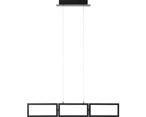 Závesná lampa s tromi obdĺžnikovými tienidlami