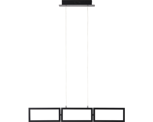 Závesná lampa s tromi obdĺžnikovými svetelnými prvkami