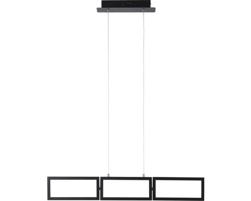 Závesné svietidlo s tromi obdĺžnikovými prvkami
