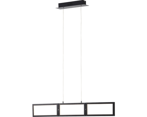 Závesné svietidlo s tromi obdĺžnikovými tienidlami