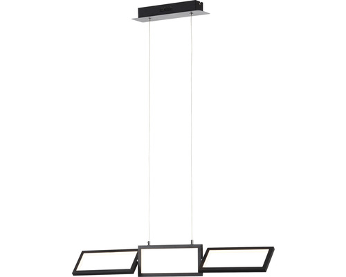 Závesné svietidlo s tromi obdĺžnikovými, otočnými svetelnými plochami