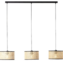 Luster Brilliant Wiley 3xE27 40 W čierno/hnedý