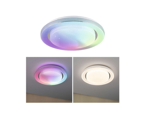 Stropné svietidlo s meniacimi sa farbami a rôznymi režimami osvetlenia