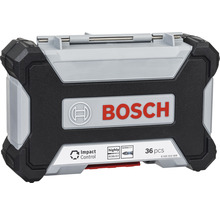 Sada bitov pre príklepové skrutkovače Bosch s 36 dielmi v úložnom boxe
