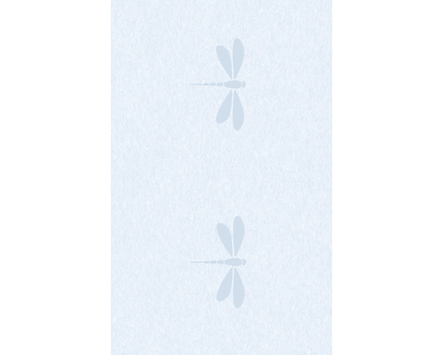 Statická fólia priehľadná Glasdekor Static Premium Nibella 45x150 cm Tapeta so vzorom vážky