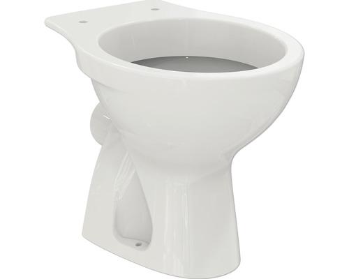 Stojace WC Ideal Standard Eurovit WC s hlbokým splachovaním so splachovacím okrajom biele bez WC dosky W333101