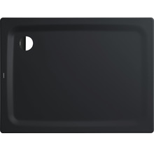 Čierna sprchová vanička z liateho minerálu