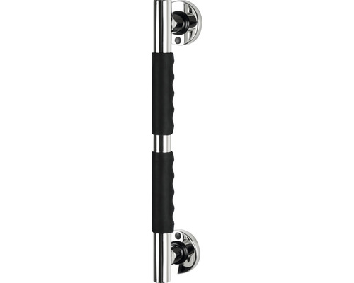 Madlo RIDDER Ken 45 cm chróm/čierna A262410
