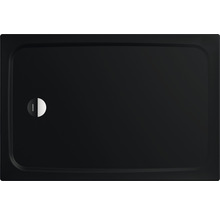 Obdĺžniková sprchová vanička zo smaltovanej ocele s odtokovou armatúrou