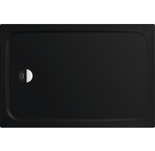 Čierna sprchová vanička s odtokovou súpravou